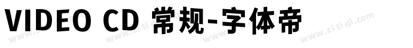 VIDEO CD 常规字体转换